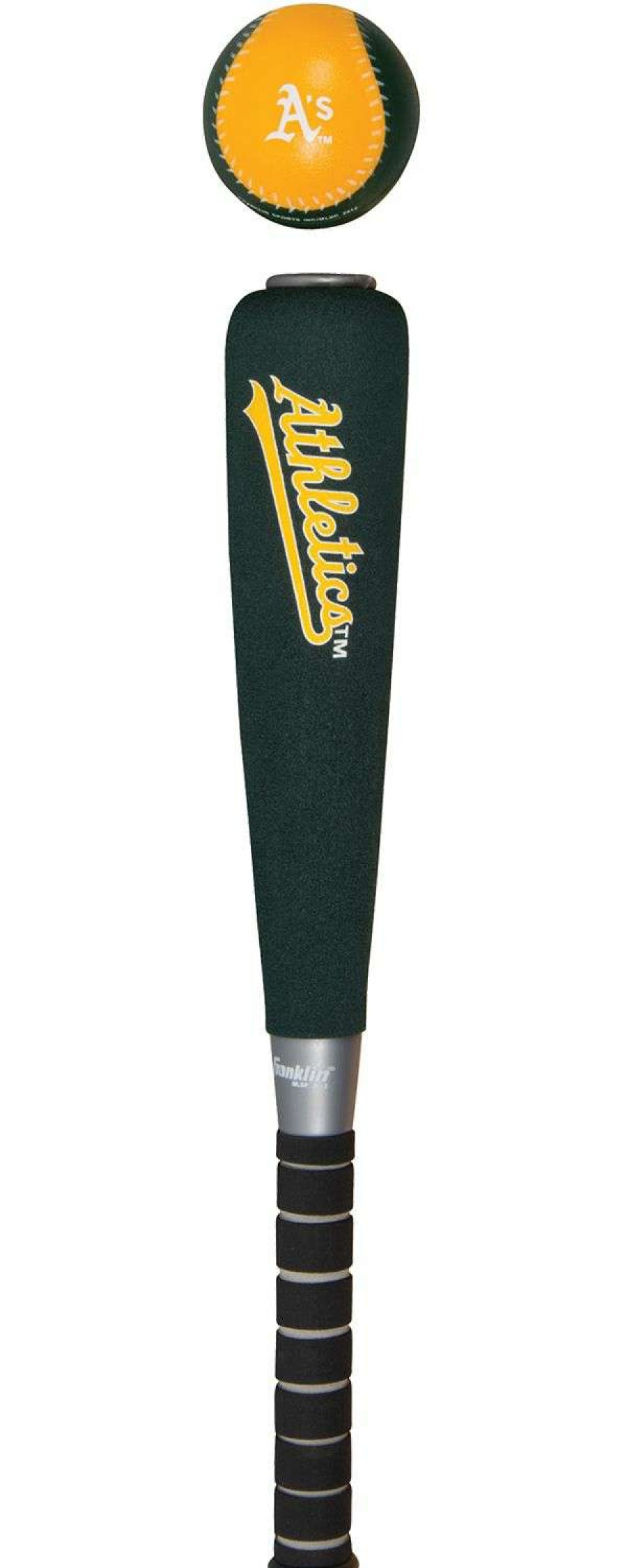 Toy Sports Games * | Franklin Oakland Athletics Jumbo Foam Bat And Ball Set For Unisex