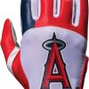 Gloves * | Franklin Los Angeles Angels Youth Batting Gloves For Men