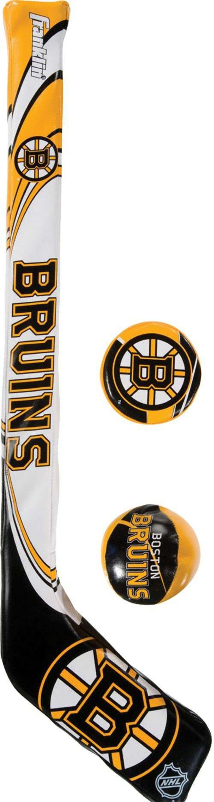 Mini HocOnline Sets * | Franklin Boston Bruins Mini Hockey Set For Unisex