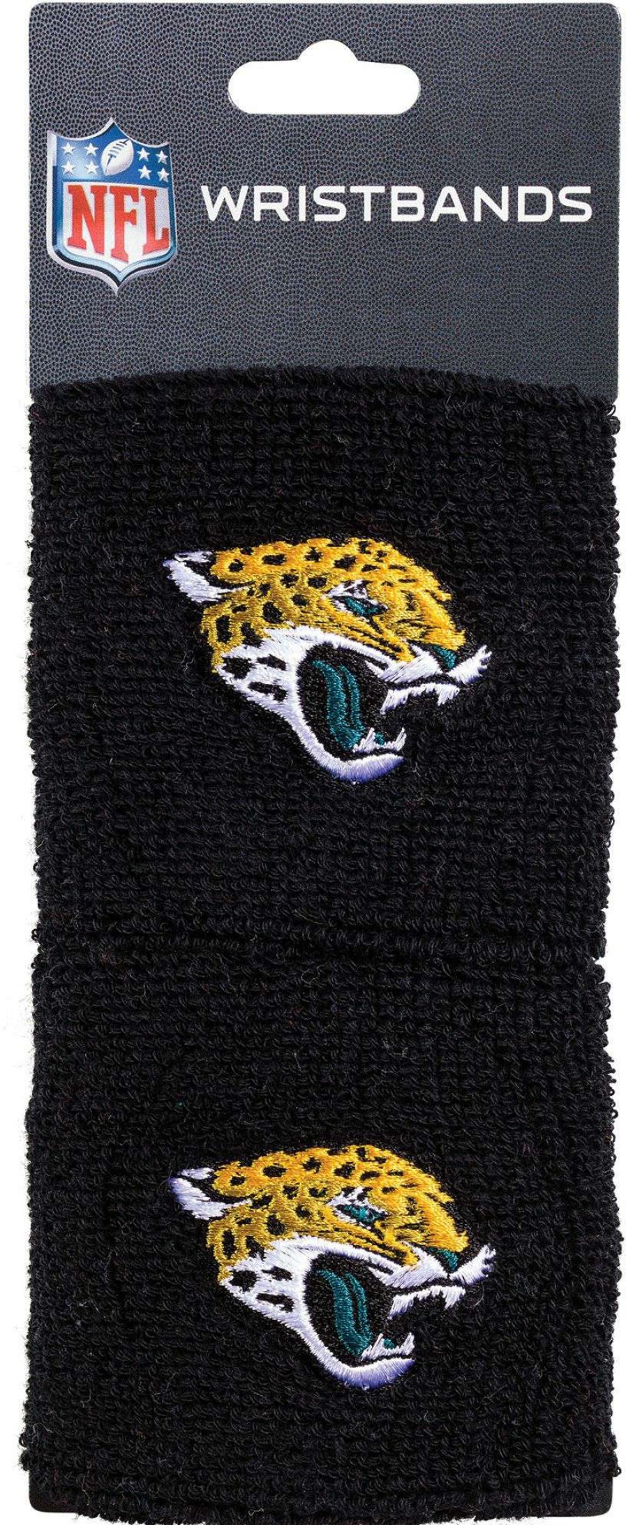 Body Bands * | Franklin Jacksonville Jaguars Embroidered Wristbands For Unisex