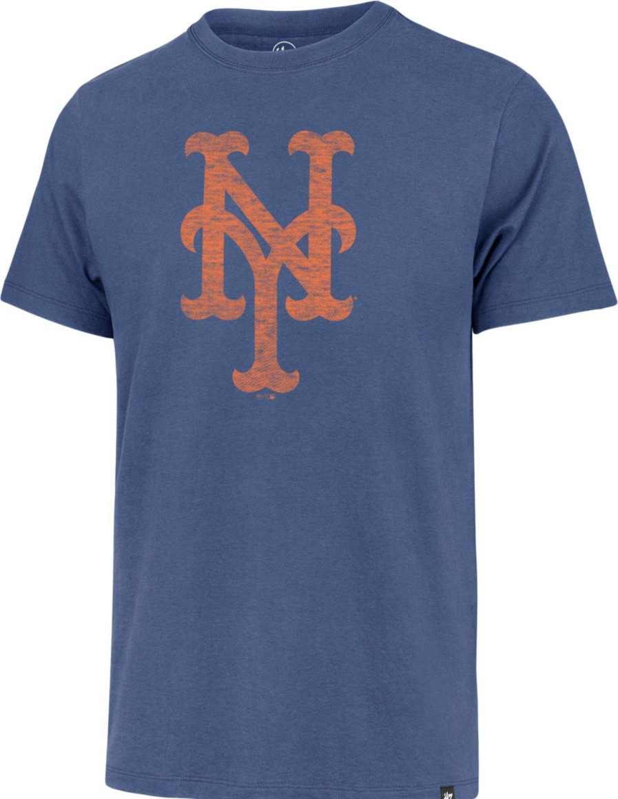 Shirts * | 47 Men'S New York Mets Blue Premium Franklin T-Shirt