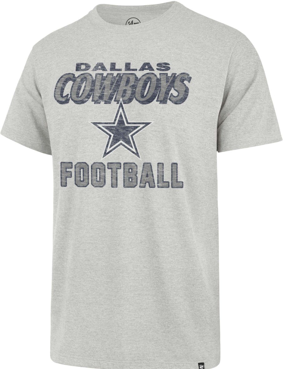 Shirts * | 47 Men'S Dallas Cowboys Dozer Franklin Grey T-Shirt