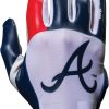 Gloves * | Franklin Atlanta Braves Youth Batting Gloves For Women